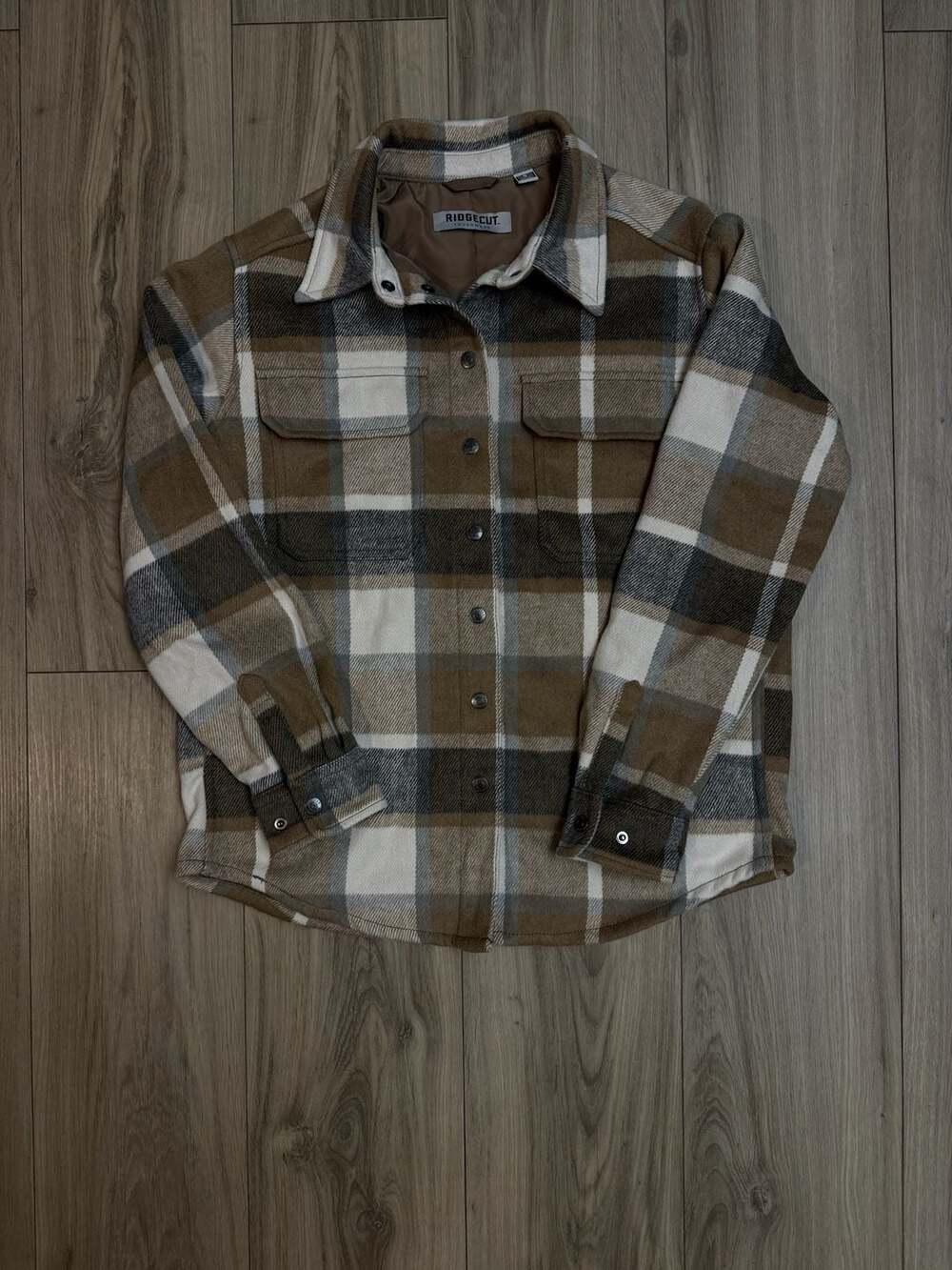 Ridgecut Toughwear Plaid Flannel Shirt Jacket